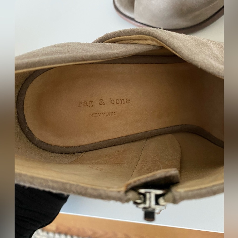 Rag & Bone Suede Open-Toe Ankle Boot - image 4